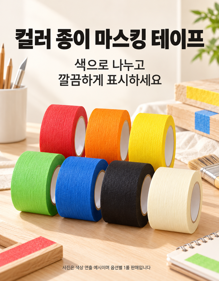 마스킹테이프 상품 안내 이미지
