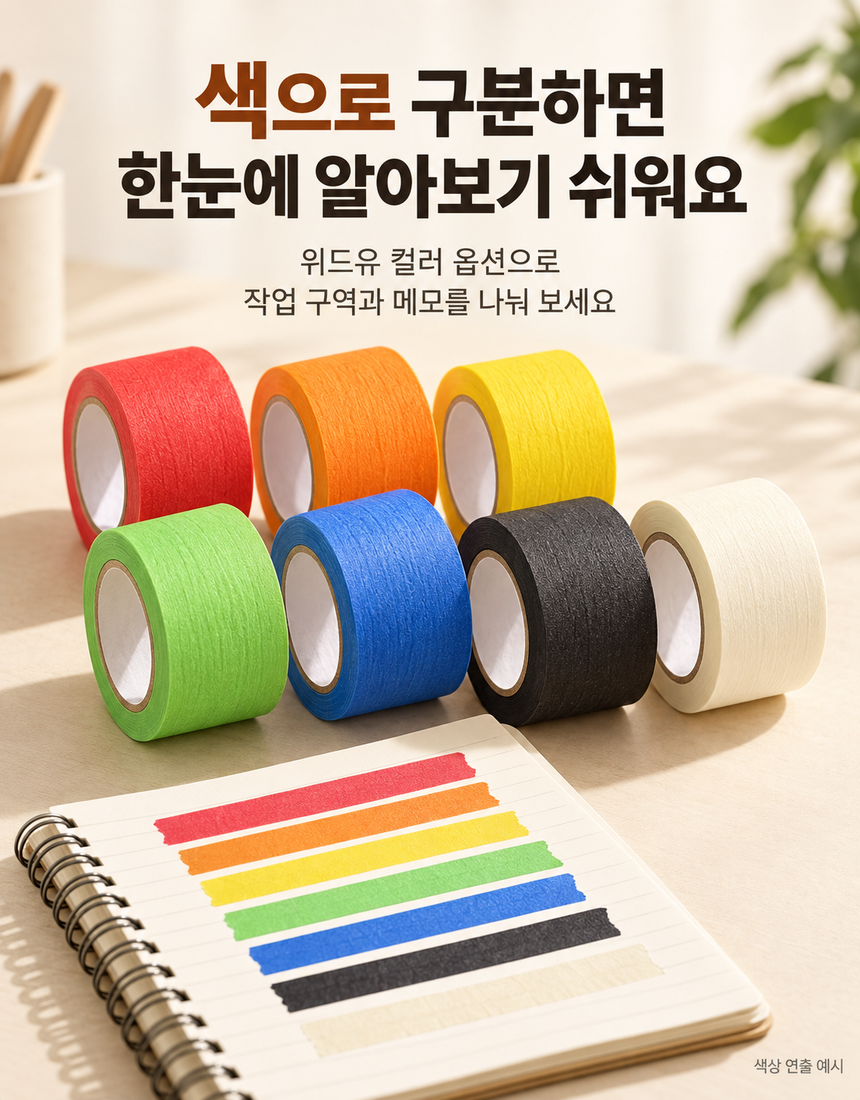 마스킹테이프 상품 안내 이미지